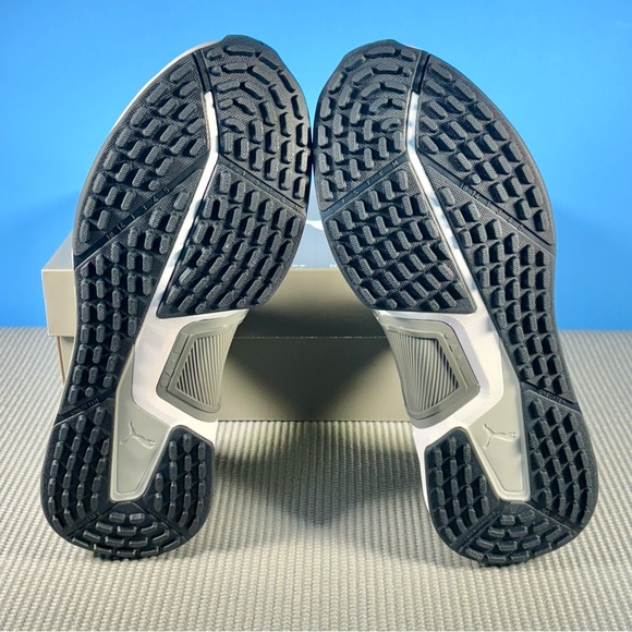 PUMA GS.One Waterproof Golf Shoes (NEW Men’s navy blazer/quiet shade gray) - Picture 5 of 5